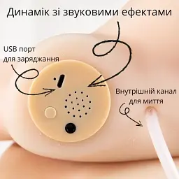 Мастурбатор-торс реалістичний I’MCUM RealBody Smart Doll з підігрівом, вібрацією, всмоктуванням та звуком (IM-WW204) - мініатюра 5