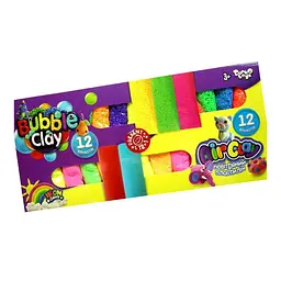 Пластилін повітряний Danko Toys "AIR CLAY + BUBBLE CLAY" 12 відтінків, ARBB-02-01U - мініатюра 2