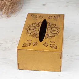 Дерев'яний диспенсер для серветок VANZA FLOWER oak - мініатюра 5