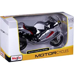 Мотоцикл іграшковий Maisto Suzuki Hayabusa 2022 в масштабі 1:12 (31101-21848) - мініатюра 8