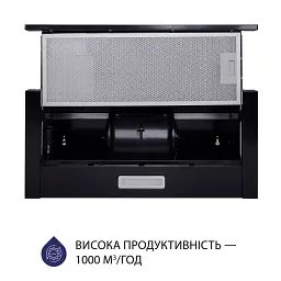 Витяжка телескопічна Minola HTL 6614 BL 1000 LED - мініатюра 4
