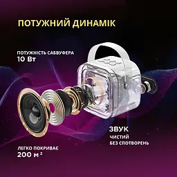 Міні караоке з одним бездротовим мікрофоном - мініатюра 6