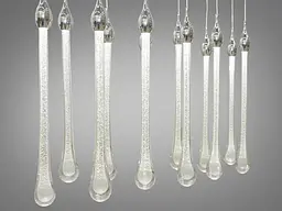 Люстра стельова LED Diasha 3003/12HR, 30W, хром, 12 ламп, для коридору та вітальні - мініатюра 3