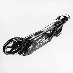 Самокат Best Scooter складаний 49х14х93-103 см Чорний 000231305 - мініатюра 6