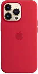 Чохол Silicone Case з MagSafe для Apple iPhone 13 Pro (6.1) Red ААА [72335] - мініатюра 3