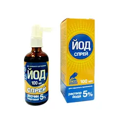 Йод 5% спрей антисептичний для зовнішньої обробки тварин O.L.KAR, 100 мл
