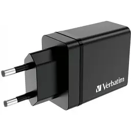 Зарядний пристрій Verbatim USB 30W PD3.0 4-ports black (49700) - мініатюра 2