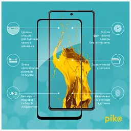 Скло захисне Piko Full Glue Xiaomi Redmi Note 11T Black (1283126518928) - миниатюра 3