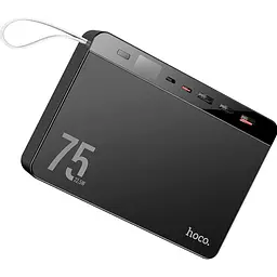 Зовнішній акумулятор Hoco J94 Overlord 75000mAh 22.5W Black (779175) [101153] - мініатюра 4