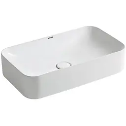 Умивальник накладний Mixxus Premium Quadro-0106 600x355x130 мм MP6523, Білий