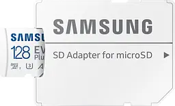 Карта пам'яті Samsung microSDXC EVO Plus 128GB UHS-I U3 V30 A2 + SD Adapter (MB-MC128KA) [83220] - мініатюра 5