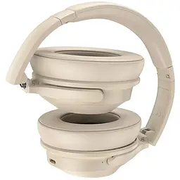 Навушники Bluetooth Hoco W37 Sound Active Noise бежеві - мініатюра 2