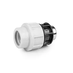 Муфта Bradas для труб PE 25 мм x 1/2 PN16 з внутрішнім різьбленням (DSRA16L25F12)