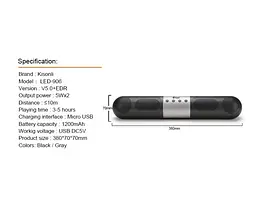Компьютерная колонка Kisonli LED906 Bluetooth, 10W, 1200mAh, саундбар для ПК и ноутбука - мініатюра 6