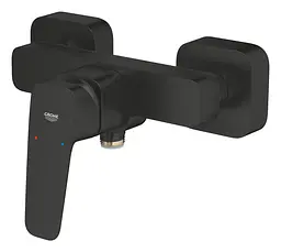 Змішувач для душу з душовим гарнітуром Grohe Cubeo 1018252430 Чорний матовий - мініатюра 9