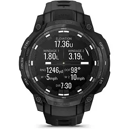 Смарт-годинник Garmin Instinct Crossover Amoled Tactical Black with Black Silicone (010-03398-42)
