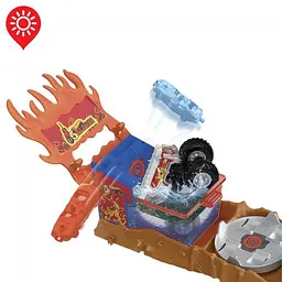 Ігровий набір Monster Truck Hot Wheels Пожежний порятунок Зміни колір (HPN73) - мініатюра 5
