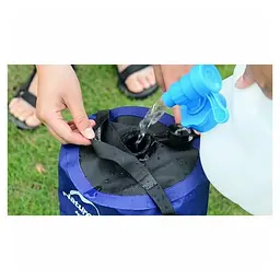 Душ портативний Naturehike NH17L101-D Blue (6927595721872) - мініатюра 5