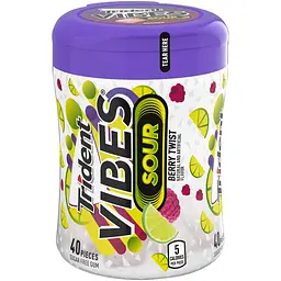 Trident Vibes Sour Berry Twist 40pc