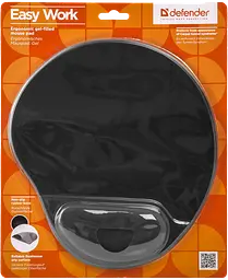 Килимок для миші Defender Easy Work чорний (50905) (5804816) - мініатюра 2