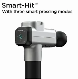Перкусійний масажер тригерних точок Booster M2 (M2-A) на 24V Massage Gun 2500 мАч (6 насадок) - мініатюра 5
