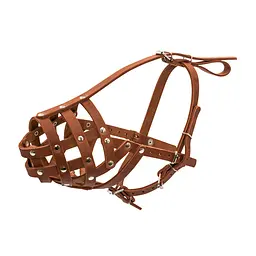 Намордник твердий "CoLLaR" (боксер малий) коричневий - мініатюра 2