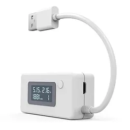 USB тестер ємності вольтметр амперметр Hesai KCX-017 (100145) - мініатюра 3