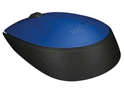 Миша бездротова Logitech M171, Blue/Black, USB (2.4 GHz), 1000 dpi, 3 кнопки, 1xAA (910-004640) - мініатюра 2