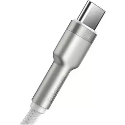 Кабель Baseus Cafule Metal Data Cable USB-A to USB-C 1m White (CAKF000102) [169650] - мініатюра 4