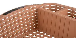 Сушка для посуду Violet House 0757 Роттанг CREAM 9х48х37.5 см (6900227) - мініатюра 2