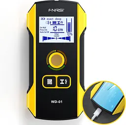 Детектор прихованої проводки FNIRSI WD-01 yellow - мініатюра 2