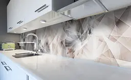 Кухонний фартух Гірський кришталь ПВХ для декору 60х300 см Анотація Сірий Happy Pocket Z185025 - мініатюра 5