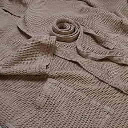 Халат Lotus Home - Rius kahve кавовий S/M - мініатюра 6