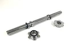 Гантельний гриф EasyFit 40 см Ø 25 мм хромований (EF-8049)