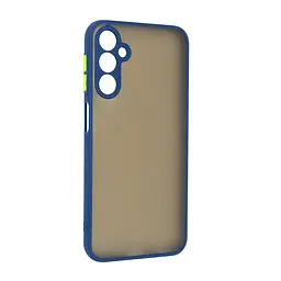 Чехол-накладка для Samsung Galaxy A24 4G (A245), Frosted Matte, синий, противоударный чехол с защитой всего корпуса, термополиуретан TPU + поликарбонат PC, ArmorStandart (ARM68565)