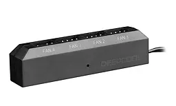 DeepCool Розгалужувач живлення FH-04 для підключення 4х PWM 12V 3/4-pin вентиляторів до материнської