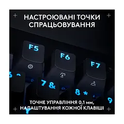 Клавіатура Logitech G PRO X TKL Rapid Linear USB UA Black (920-013233) - мініатюра 9