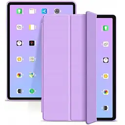 Чохол-книжка BeCover Tri Fold Soft TPU Silicone для Apple iPad Air 4/5 2020/2022 10.9" Purple (708511) - мініатюра 3