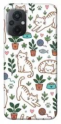 TPU чохол Demsky Cats pattern для Xiaomi Poco M5