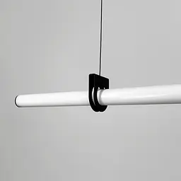 Трубчастий LED світильник із чорним корпусом 120 см | Line F | Арт. NO17-1200L BK - мініатюра 2