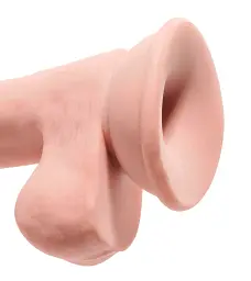 Фалоімітатор King Cock Plus 6.5 Triple Density Cock With Balls 20.3 см тілесний - мініатюра 6