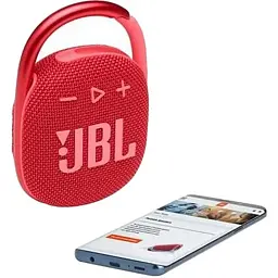 Портативна колонка JBL Clip 4 Red (JBLCLIP4RED) - мініатюра 9