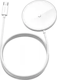 Бездротовий зарядний пристрій Baseus Simple Xiaomini Magnetic WXJK-F02 White