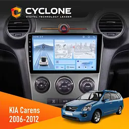 Штатна магнітола KIA Carens 2006-2012 Cyclone C9-012 4x64, DSP, 4G Cyclone (НФ-00008844)
