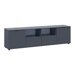 Комод Doros Рон 4 Графіт 2 фасади 2 шухляди 180х38х50 (44900234) - мініатюра 14