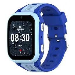 Дитячий смарт-годинник Wonlex KT41 годинник-телефон з відеодзвінком GPS WI-FI і SIM-картою Blue (19139)
