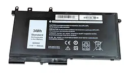 Акумулятор для ноутбука Dell 3DDDG Latitude E5580 11.4V Black 3000 mAh - мініатюра 2