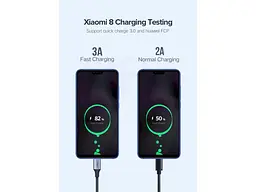 Кабель UGREEN US288 USB - Type-C Cable Aluminum Braid 1.5m Black (60127) - мініатюра 7