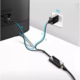 Перехідник UGREEN Ethernet Adapter for TV Stick (Black) UGR-30985 - мініатюра 3