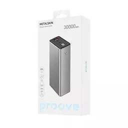 Універсальна мобільна батарея Proove Metalskin 65W 30000mAh Gray (PBM365210004) - мініатюра 3